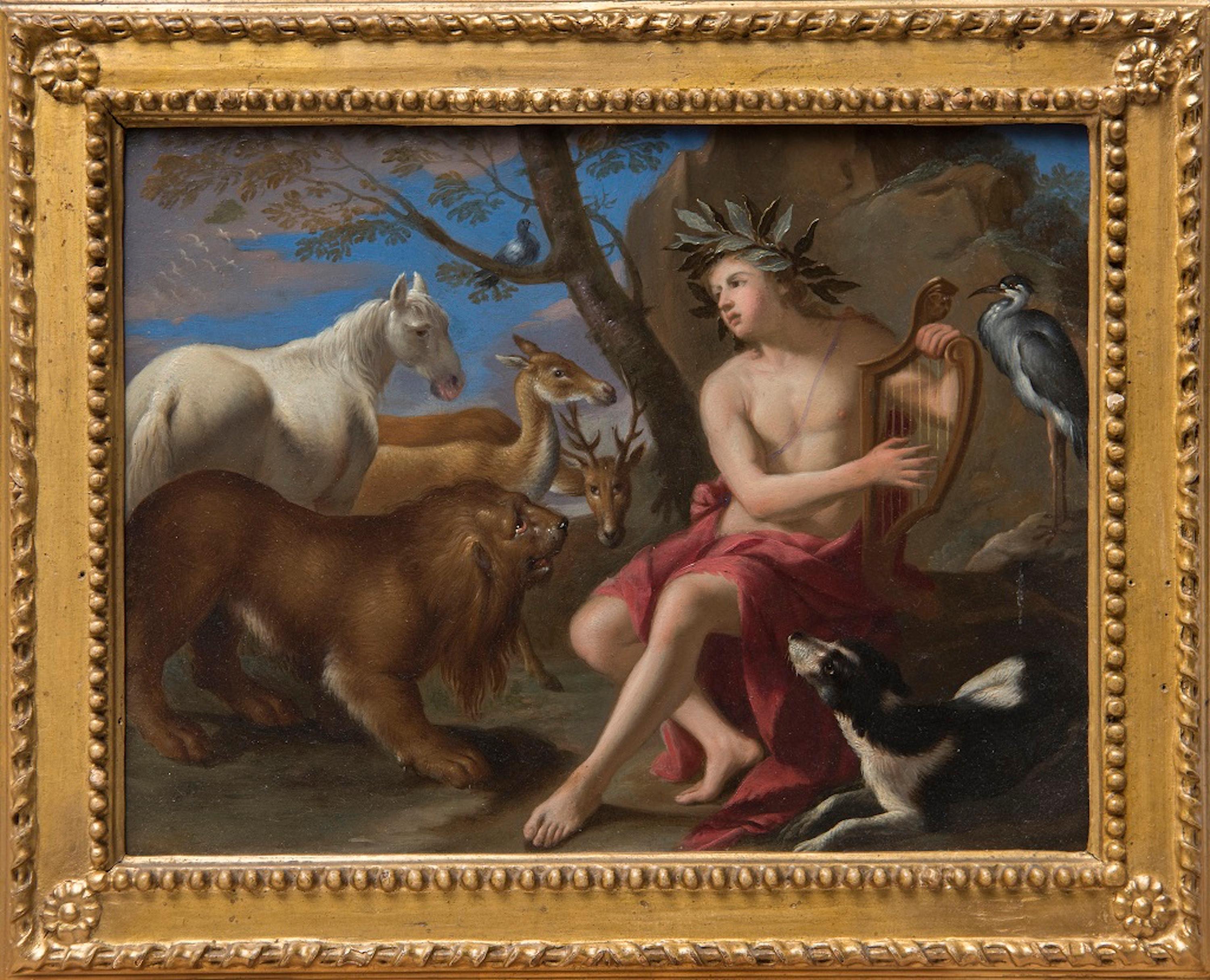 Orpheus ist ein Originalkunstwerk, das in den ersten Jahrzehnten des XVII. Jahrhunderts entstand und dem italienischen Meister Tommaso Salini zugeschrieben wird.

Ölgemälde auf Leinwand.

Ein goldener Holzrahmen ist im Lieferumfang enthalten (25,5 x