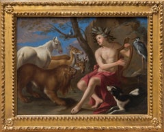 Orpheus - Original Oil on Canvas Attr. to Tommaso Salini - Early 17th Century