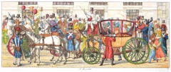 I Moccoletti - Grabado original de C. G. Hyalmar Morner - 1820