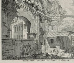 La Veduta interna dell’Atrio del Portico d’Ottavia - Etching After G.B. Piranesi
