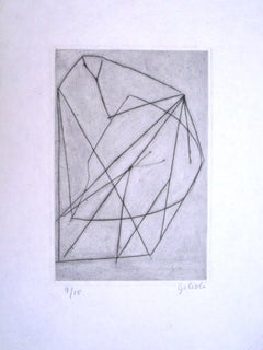 Untitled . Etching by Emile Gilioli - Mid 20th Century