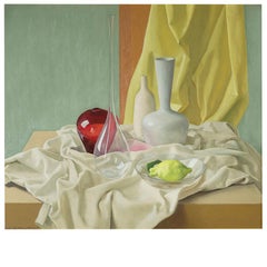 Still Life - Original Oil on Masonite by Ugo Celada da Virgilio