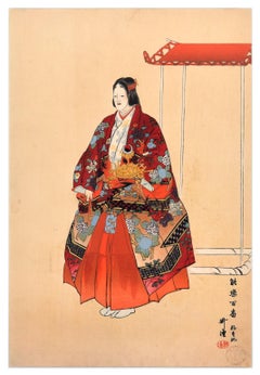 Antique Yokihi - Woodcut Print by Tsukioka Kôgyo - 1923