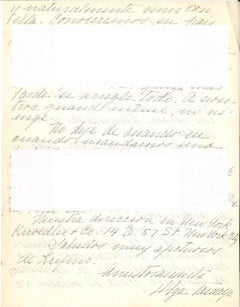 Collezione di 4 lettere della moglie di Rufino Tamayo - anni '50