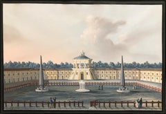 View of Odessa - Tempera on Paper by C. Bossoli  - Mid 19th Century