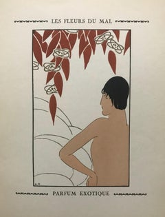 Les Fleurs du Mal de Baudelaire – Originalillustrationen von A. Domin – 1920