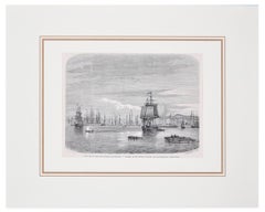 Port de la Nouvelle-Orléans - Original Woodcut by A.-F. Pannemaker - 1865