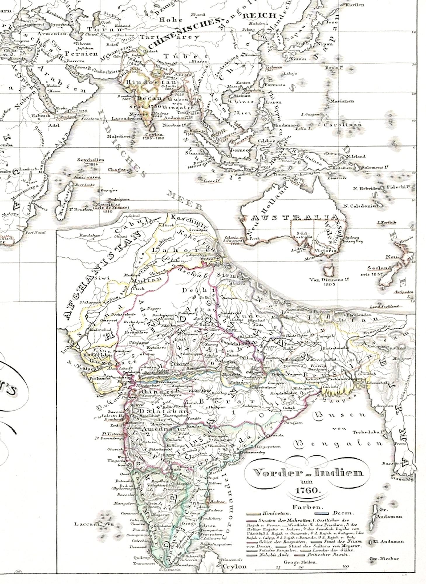 british empire old map