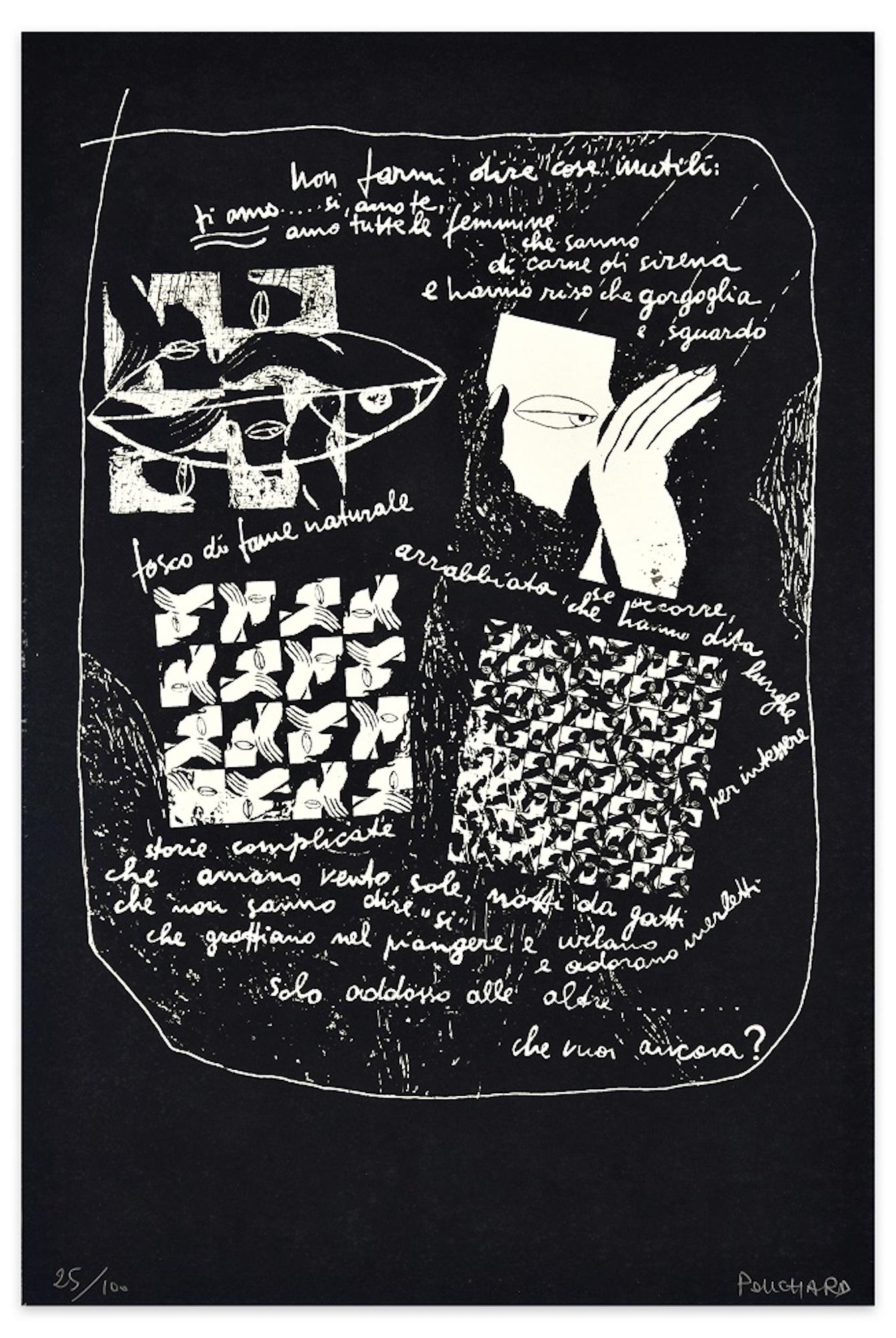 Ennio Pouchard Abstract Print – Step by Step (Passo dopo Passo) – Suite von Siebdrucken von E. Pouchard – 1975