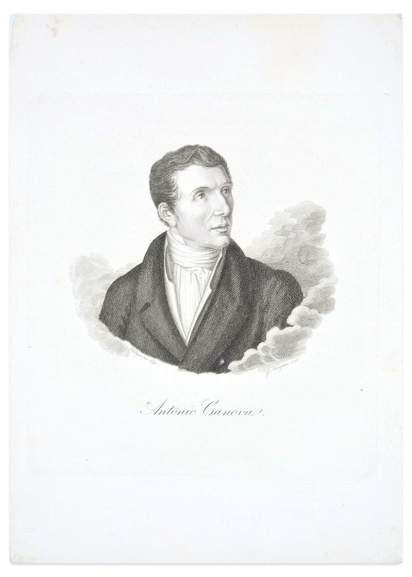 Antonio Canova - Etching by G.E. Morghen - Late 18th Century