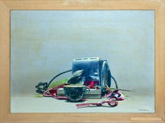 Used The Toaster  - Original Oil and Tempera on Wood - 1991