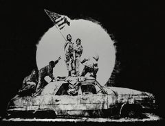 Silver Flag, Original Screen Print