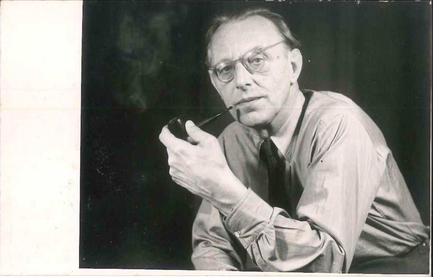 Felicitas Timpe Black and White Photograph - Portrait of Carl Orff - 1950s