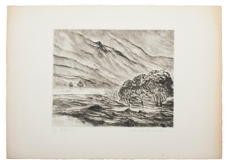 Paulette Humbert - Alluvions - Original Etching and Drypoint on Paper ...