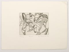 Trino - Original Linoleum Print - 1970s