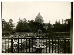 Vatican Square Garden - Vintage Photo by G. Felici - 1931
