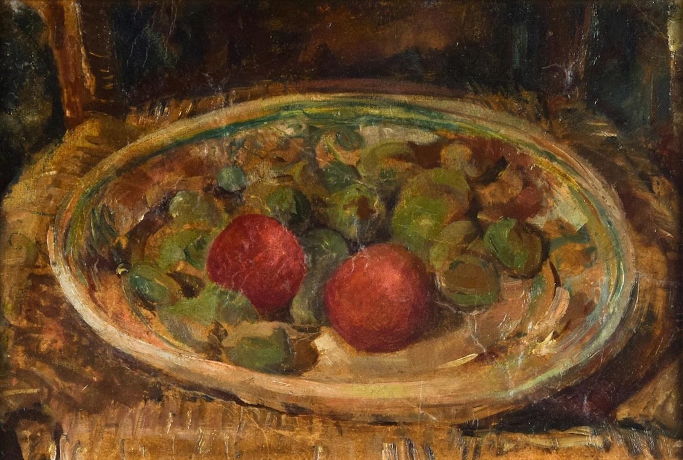 Still Life is a modern oil painting artwork realized by Guido Peyron. in the 1950s.

This unique painting represents a still life typical of his style, with a fresh and quick brushstroke.

Includes a gilded frame (46.5 x 4.5 x 60.5 cm)

Guido Peyron