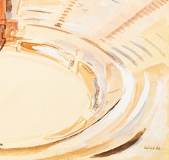 The Ancient Theater - Watercolor on Paper by M.E. Wrede - Mid 20th Century