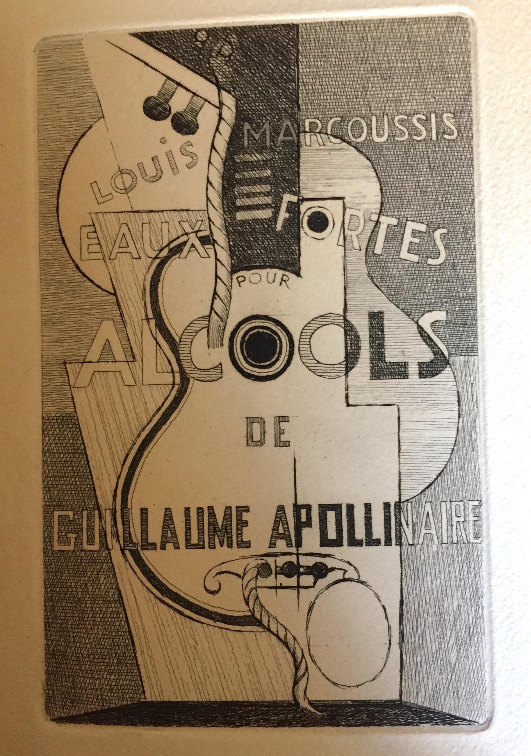 Eaux-fortes pour les Alcools de Guillaume Apollinaire - Paris, 1934 - Art by Louis Marcoussis