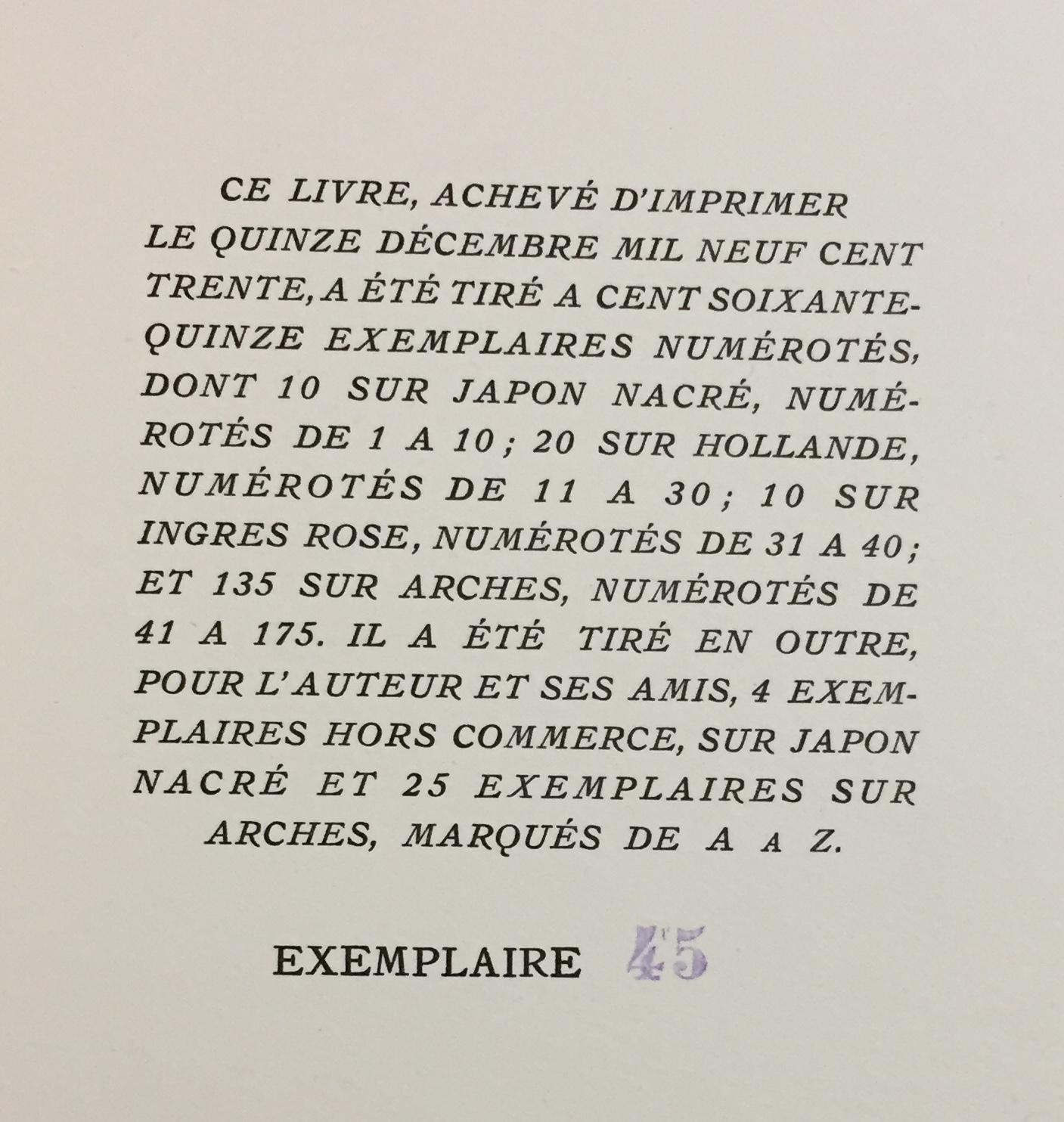 La Femme Visible - Editions Surréalistes 1930 - Hand Dedication attr. to S. Dalì For Sale 1