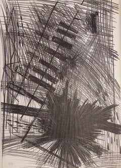 Composition - Original Lithograph by V. Venturi - 1960s