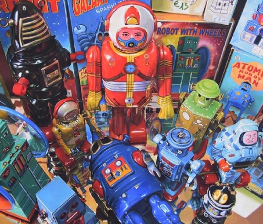 vintage robot toys for sale