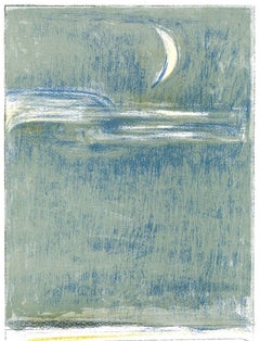 The Immigrant's Eye - Original Lithograph by Piero Guccione - 1969