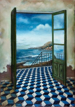 Illuminazione XII - Oil on Canvas by F. Sciortino - 2003