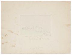 Paysage - Gravure originale de Solange de Bivre - 1971