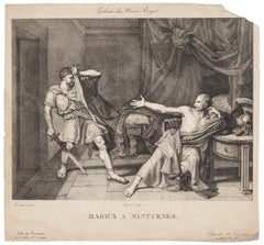 Marius at Minturnae - Original Lithograph After J. G. Drouais- 1829