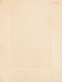 Christ à la Colonne - Etching by E. Guillez - 1910