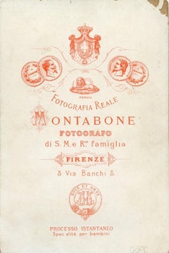 Handsigniertes Vintage-Fotoporträt von Giuseppe Garibaldi, 1870er Jahre