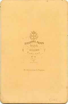 Porträt von Giuseppe Garibaldi - Antiker Albumendruck - 1870er Jahre