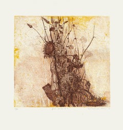 Dry Flowers - Original Etching by N. Soscia - 1970s