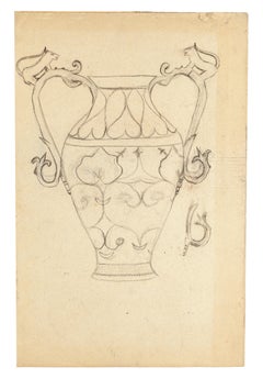 Figure - Original Mixed Media by Marcel Mangin - Early 20th Century