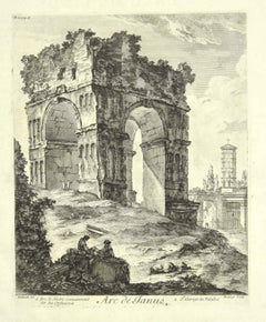 Antique Arch of Janus - Etching 18th Century