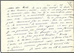 Lettera autografa con schizzo - China Ink di Hans Erni - 1938