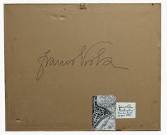 Rustic Cottage - Oil on Plywood by Franco Viola - 1980