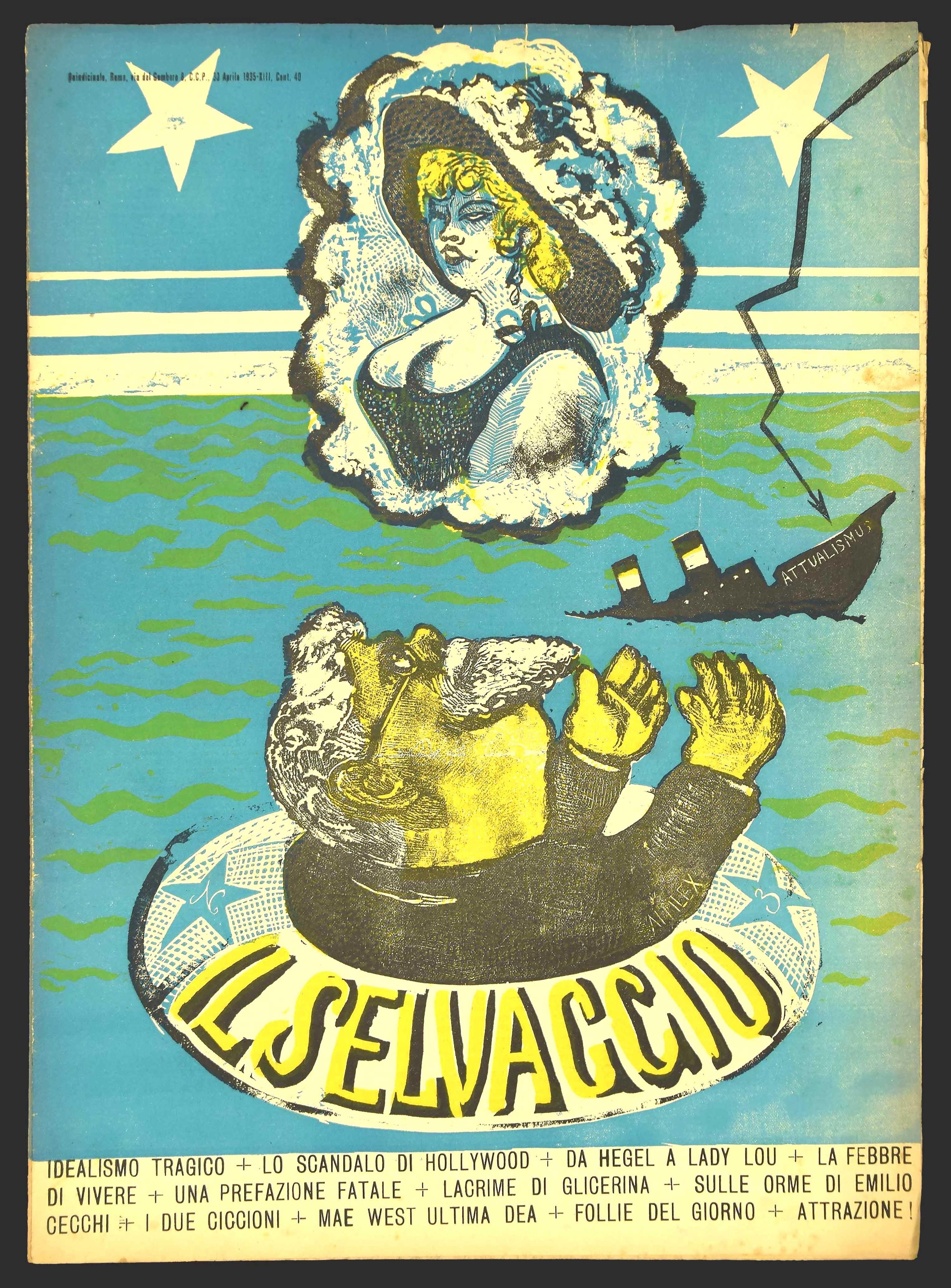 Il Selvaggio Nr. 3 – 1935 – Originales Vintage-Kunstmagazin