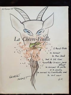 La Chèvre-Feuille - Original Illustrations by Pablo Picasso and G. Hugnet - 1943