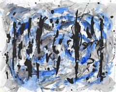Abstrakte Komposition –  Zeichnung von Stefano Alberici – 1996