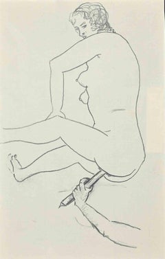 Erotic - Drawing by Maurice Vertès - 1930s