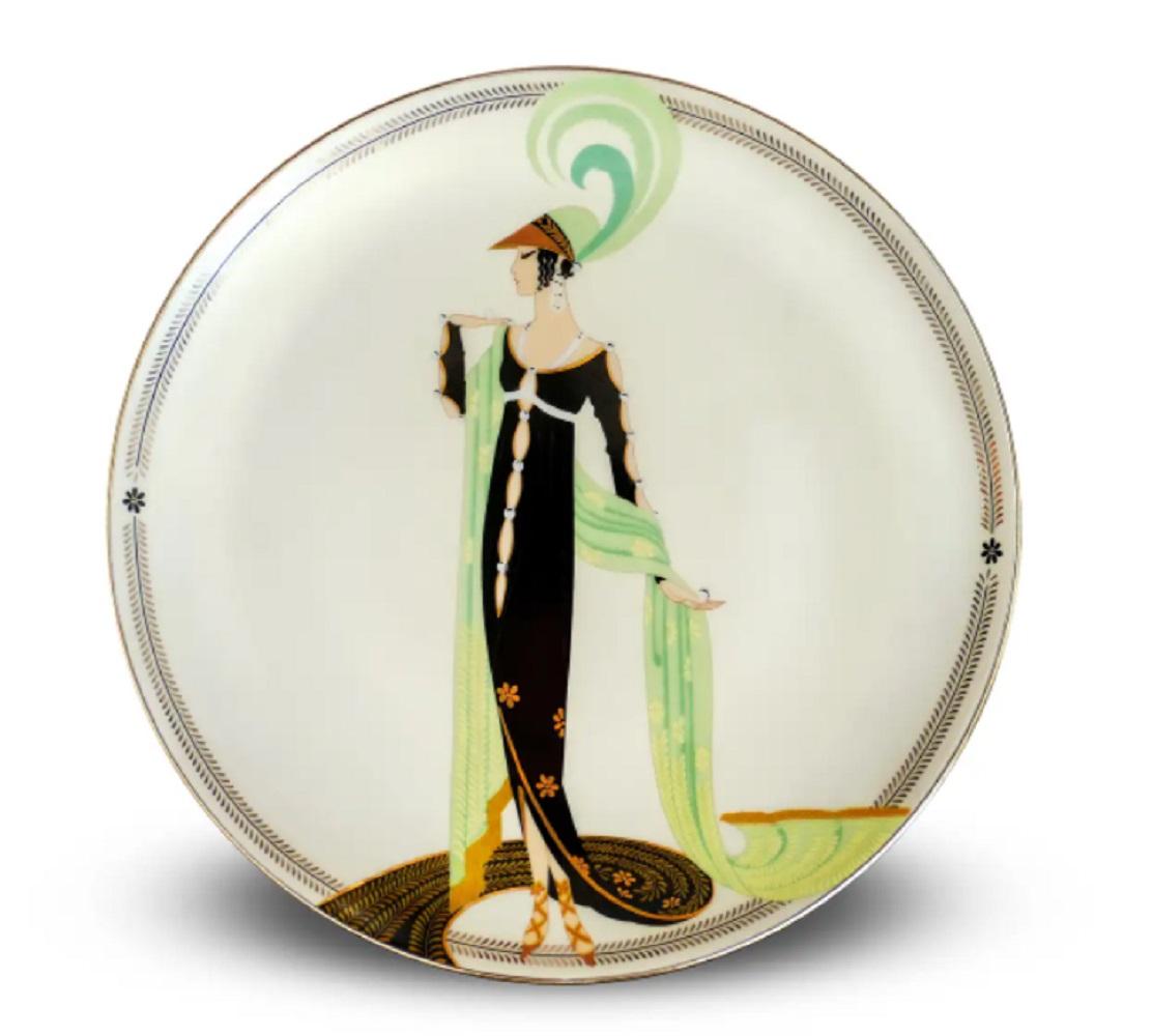3 Plates by Erté For Sale 2