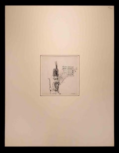 Hussar de la Garde impériale - dessin original d'Edouard Detaille - 1897
