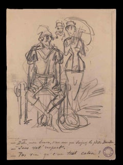Alfred Grvin: Der Gentleman und die Frau mit dem Sonnenschirm – Ende des 19. Jahrhunderts