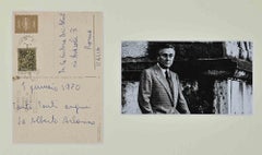 Postcard d'Alberto Arbasino à Contessa Pecci Blunt - 1970