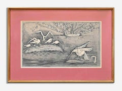 The Hunt - Drawing by Lars Bo - 1962