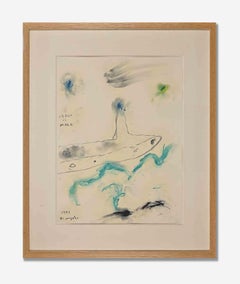 1950s Abstract Drawings and Watercolors