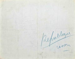 Il capo - Inchiostro originale di Bernard Bécan - Metà del XX secolo