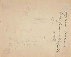 Interior of The Church - Original Drawing by Rémy Hetreau - 1930s